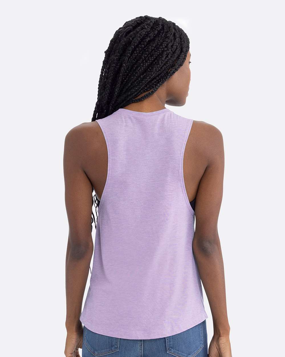 Women’s Festival Muscle Tank - OnModelBack - B20518122 - Lavender