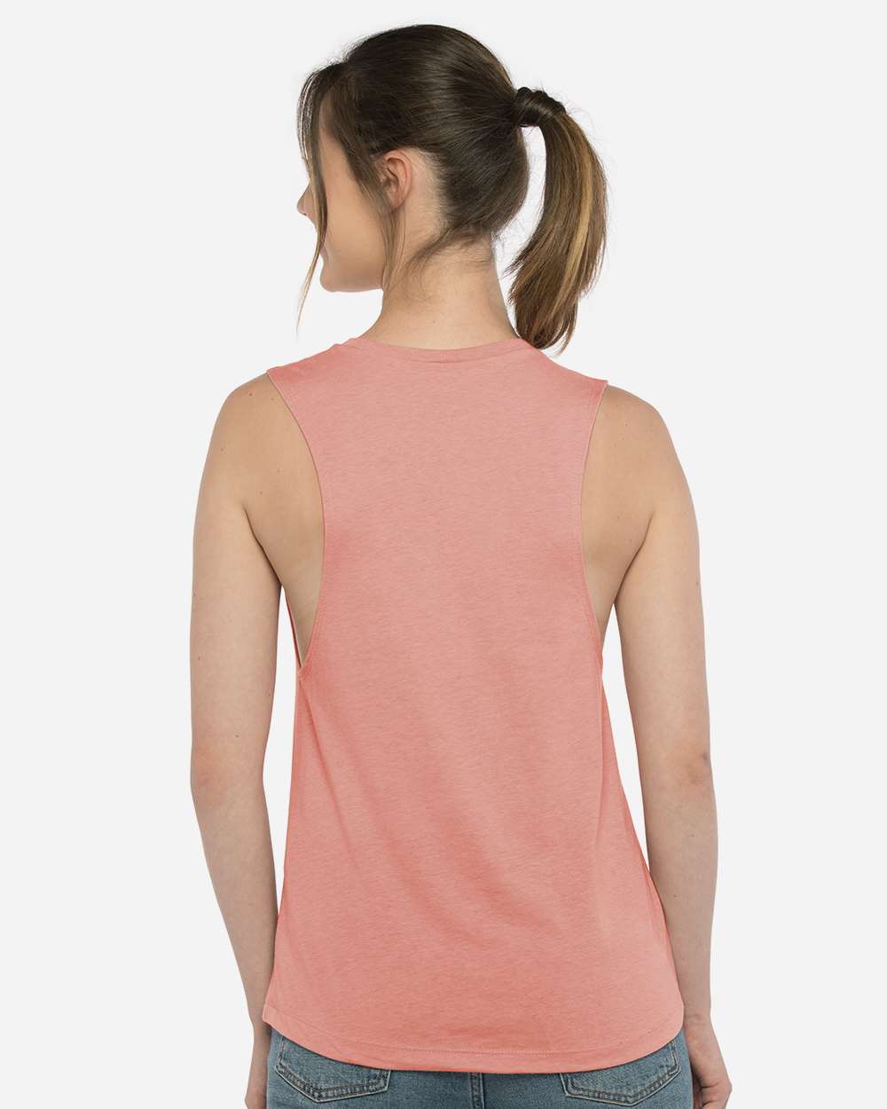 Women’s Festival Muscle Tank - OnModelBack - B20518312 - Desert Pink