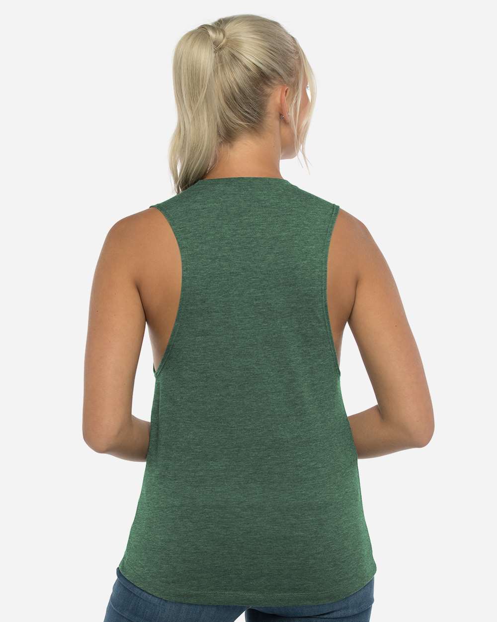 Women’s Festival Muscle Tank - OnModelBack - B20518542 - Royal Pine