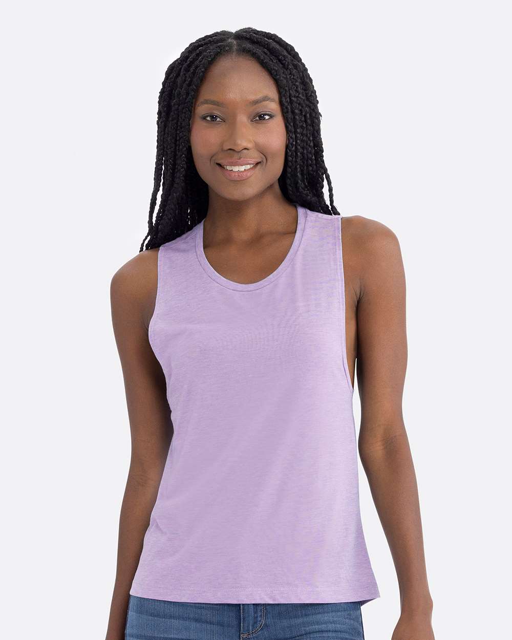 Women’s Festival Muscle Tank - OnModelFront - B20518122 - Lavender