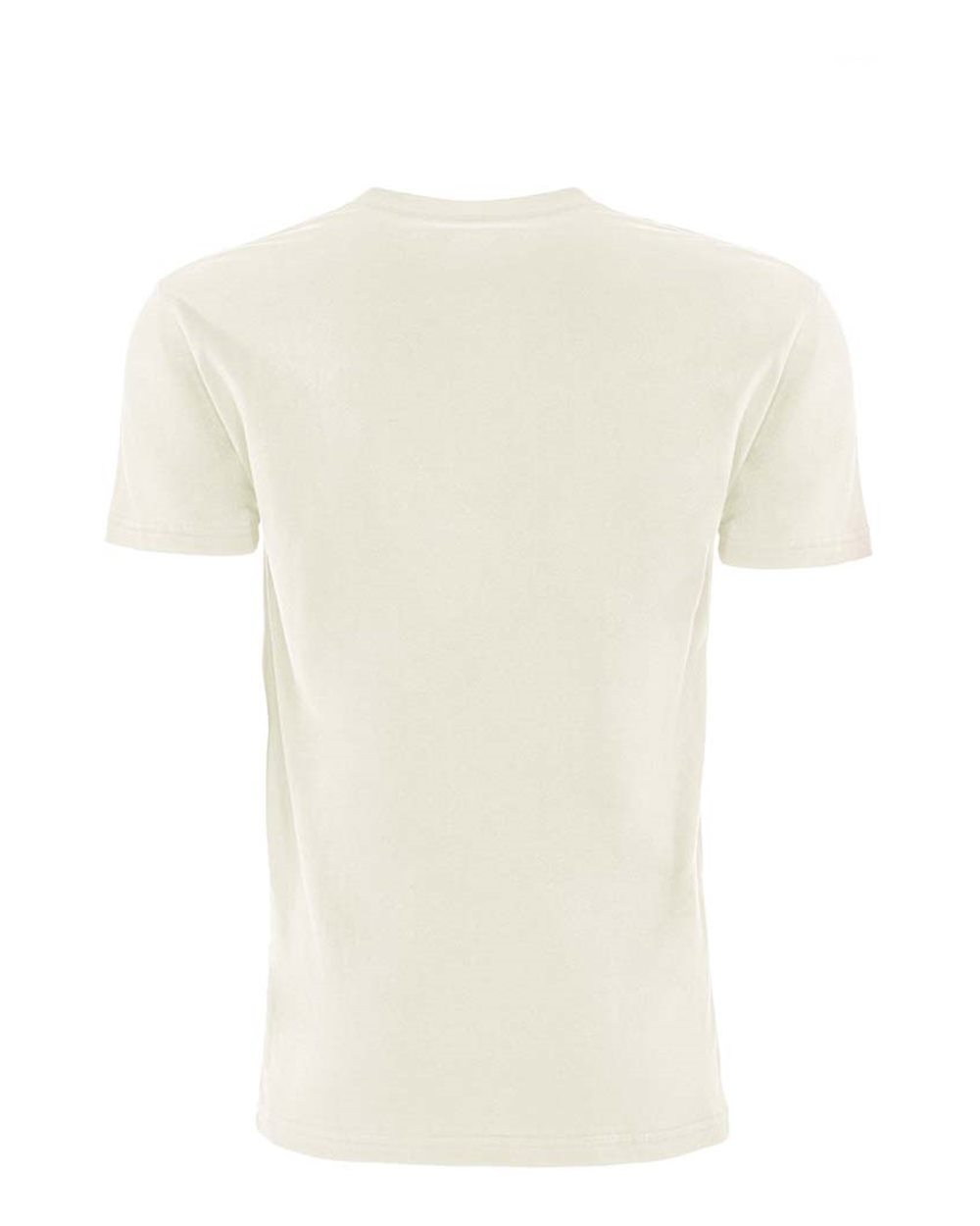 Unisex Cotton Pocket T-Shirt - Back - B21618012 - Natural