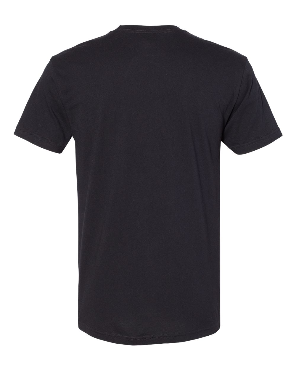 Unisex Cotton Pocket T-Shirt - Back - B21618502 - Black