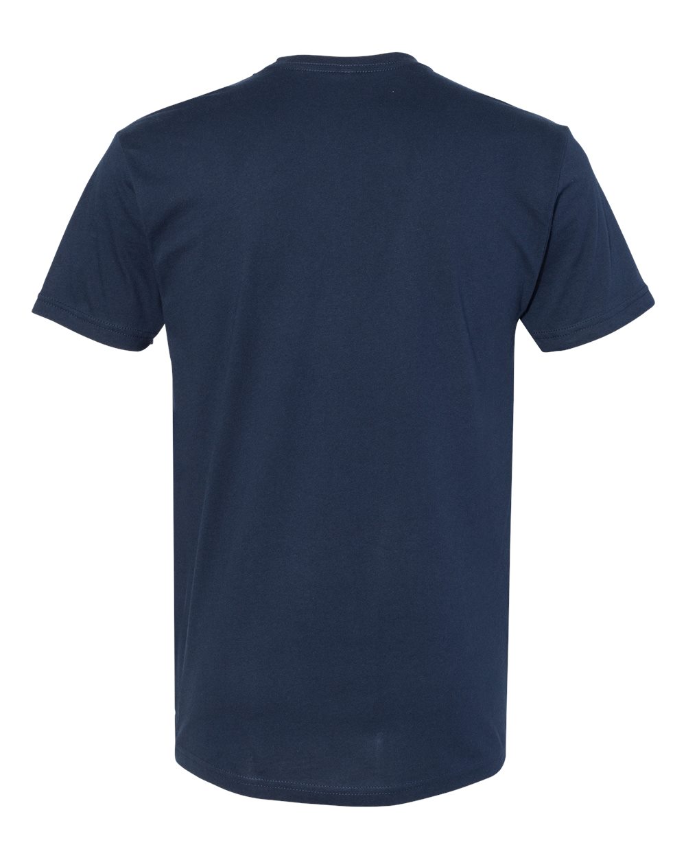 Unisex Cotton Pocket T-Shirt - Back - B21618652 - Midnight Navy