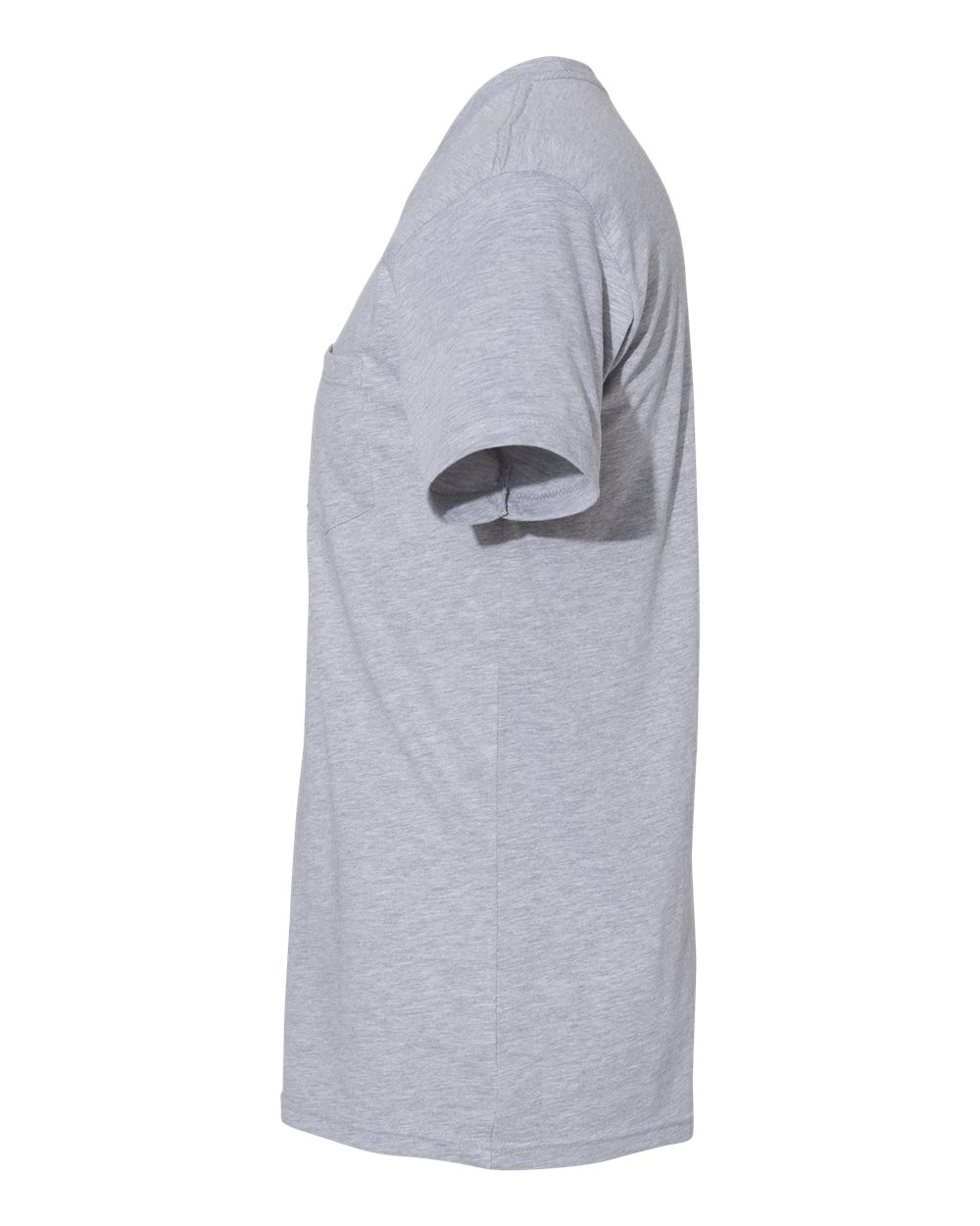 Unisex Cotton Pocket T-Shirt - DirectSide - B21618582 - Heather Grey
