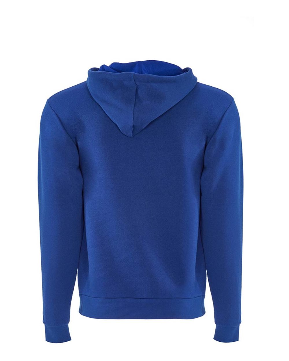 Unisex Santa Barbara Full-Zip Hoodie Sweatshirt - Back - B21218752 - Royal