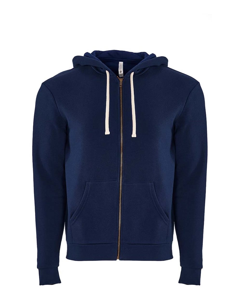 Unisex Santa Barbara Full-Zip Hoodie Sweatshirt - Front - B21218652 - Midnight Navy
