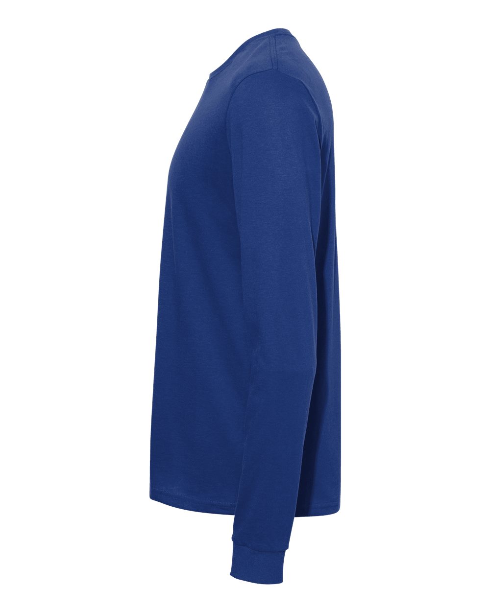 Unisex Sueded Long Sleeve T-Shirt - DirectSide - B20818752 - Royal