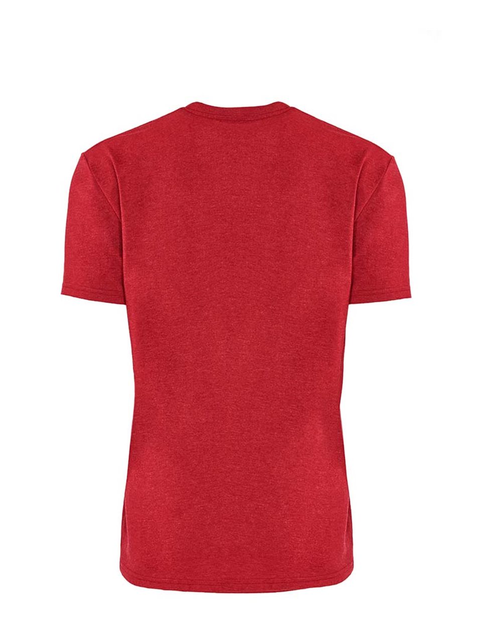 Unisex Eco Performance T-Shirt - Back - B19618702 - Heather Red