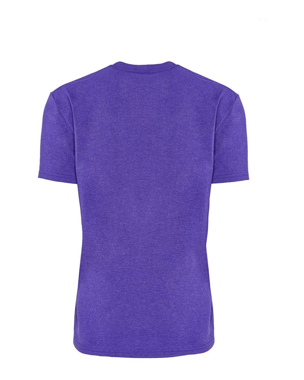 Unisex Eco Performance T-Shirt - Back - B19618732 - Heather Sapphire
