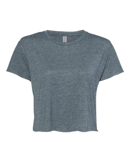 Women's Festival Crop Top - Front - B01018262 - Antique Denim