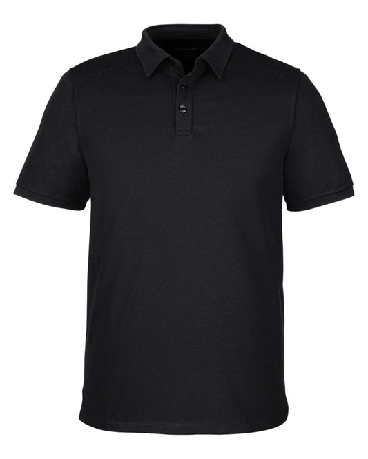 Men's Express Tech Performance Polo - Front - B164D3503 - Black