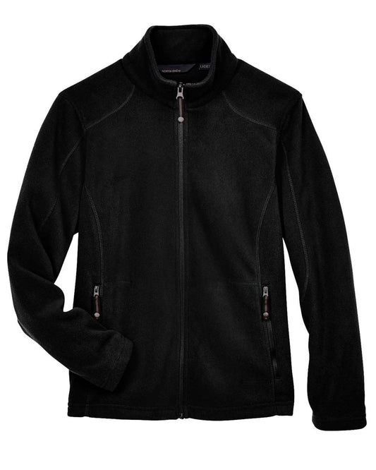 Women's Voyage Fleece Jacket - Front - B113D3502 - Black