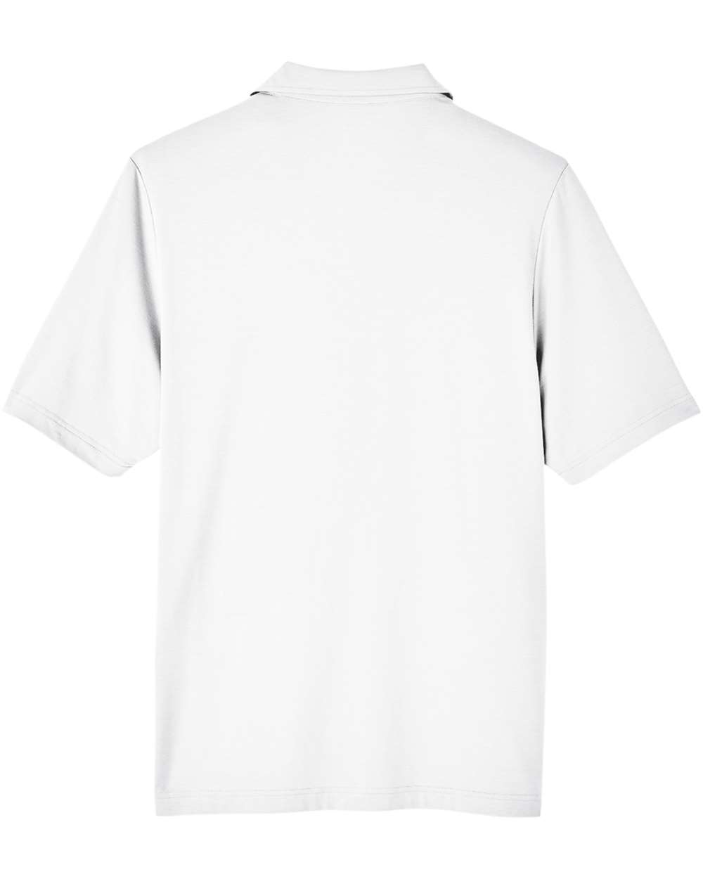 Men's JAQ Snap-Up Stretch Performance Polo - Back - B157D3003 - White
