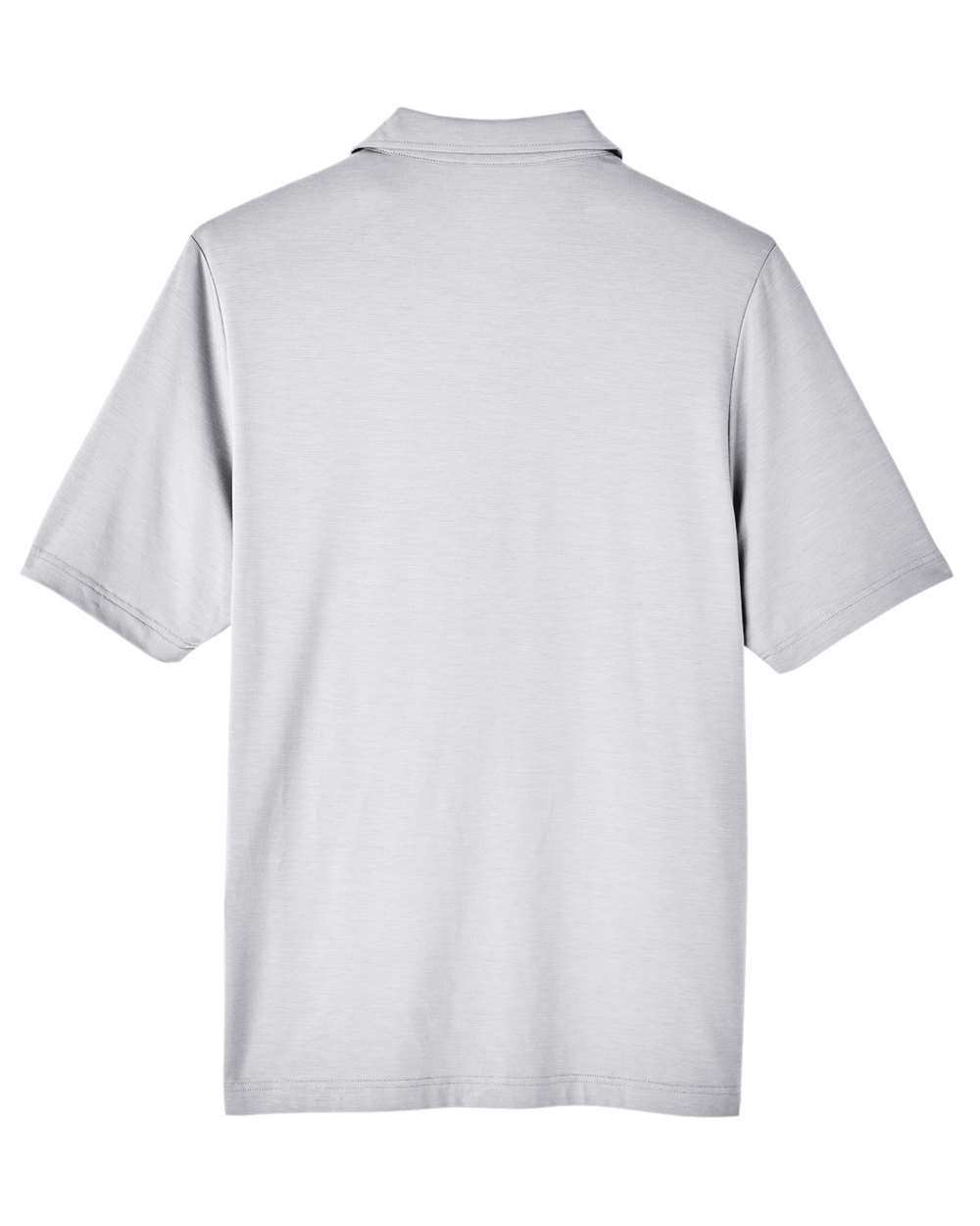 Men's JAQ Snap-Up Stretch Performance Polo - Back - B157D3023 - Platinum