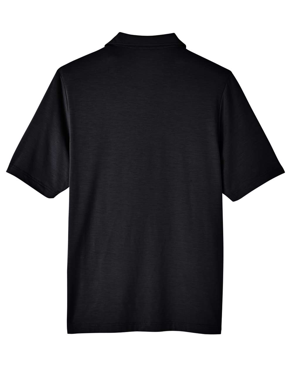 Men's JAQ Snap-Up Stretch Performance Polo - Back - B157D3503 - Black