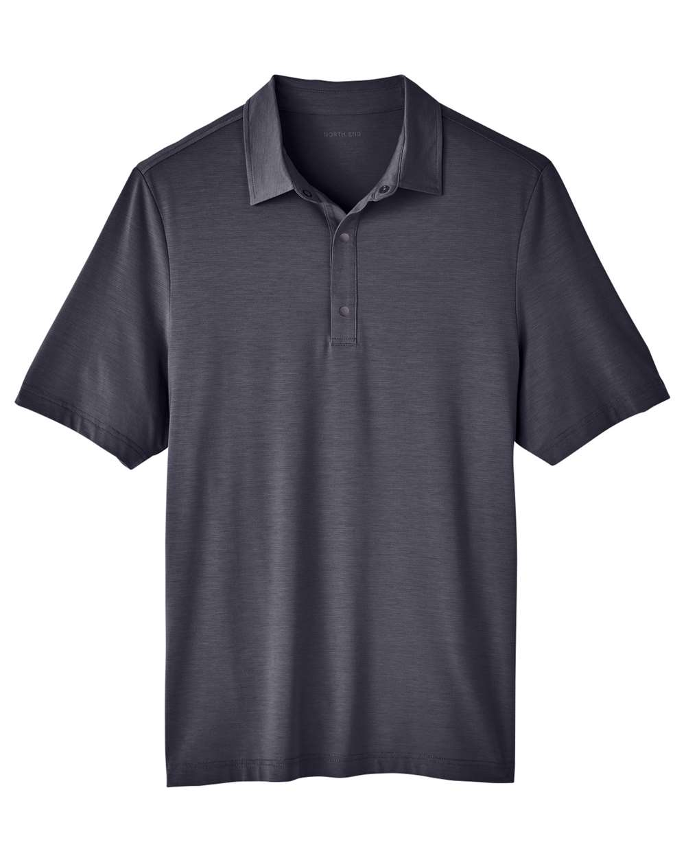 Men's JAQ Snap-Up Stretch Performance Polo - Front - B157D3593 - Carbon