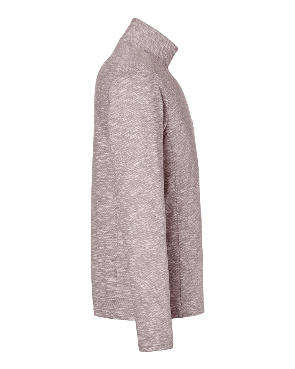Men's Eclipse Jacquard Quarter-Zip Pullover - DirectSide - B178D3533 - Burgundy Heather