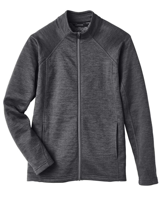 Women's Flux 2.0 Full-Zip Jacket - Front - B198D3502 - Black Heather/ Carbon