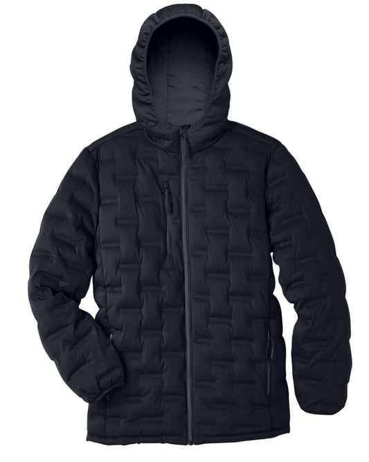 Men's Loft Puffer Jacket - Front - B191D3503 - Black/ Carbon