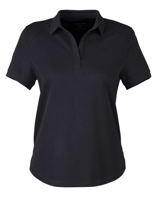 Women's Express Tech Performance Polo - Front - B165D3502 - Black