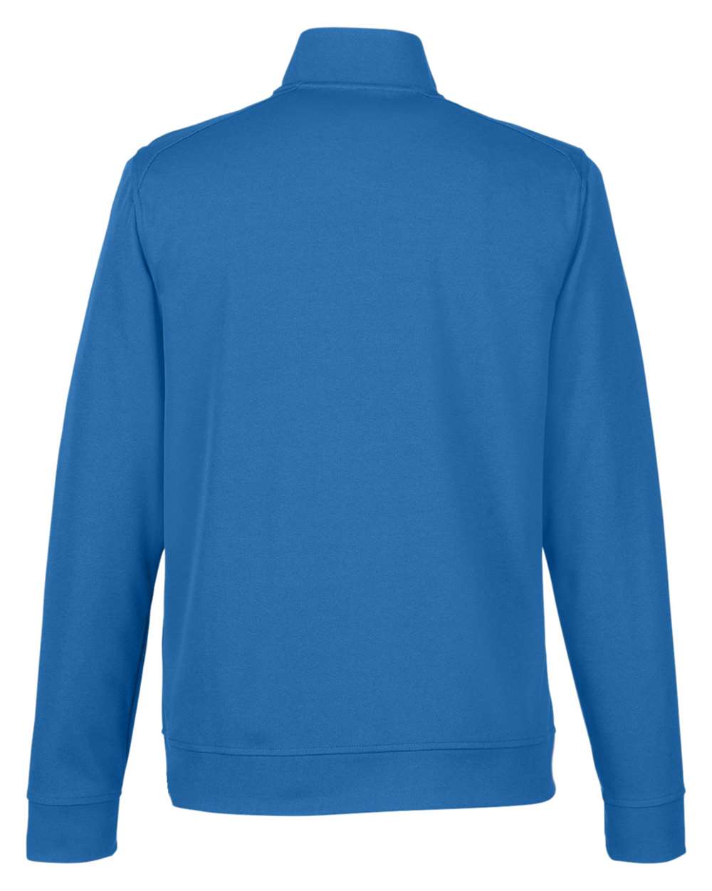Men's Express Tech Performance Pique Quarter-Zip Pullover - Back - B176D3103 - Light Nautical Blue
