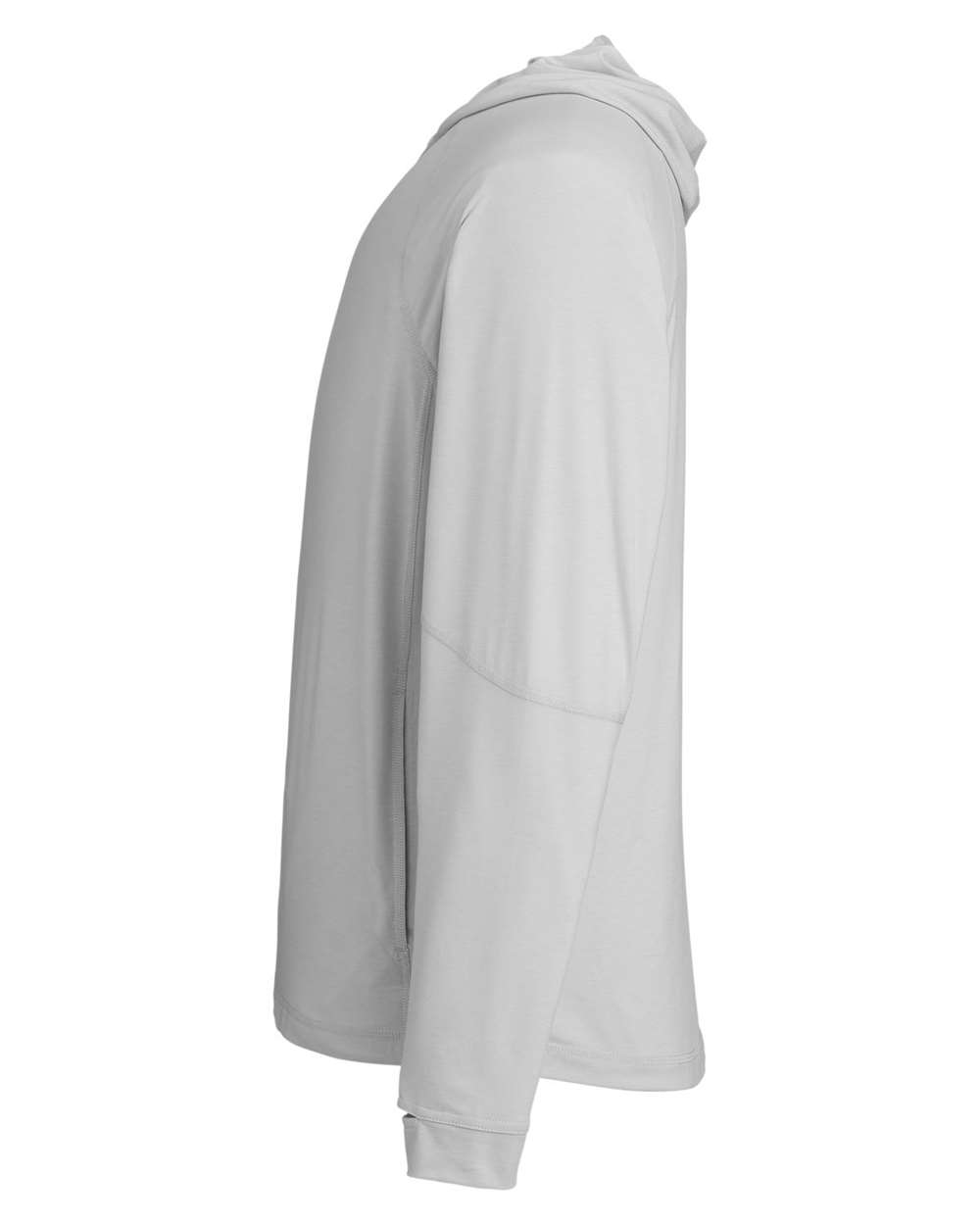 Unisex JAQ Stretch Performance Hooded Long Sleeve T-Shirt - DirectSide - B161D3021 - Platinum