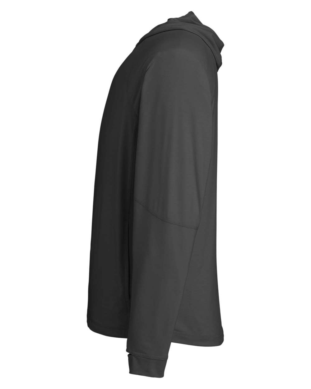 Unisex JAQ Stretch Performance Hooded Long Sleeve T-Shirt - DirectSide - B161D3501 - Black