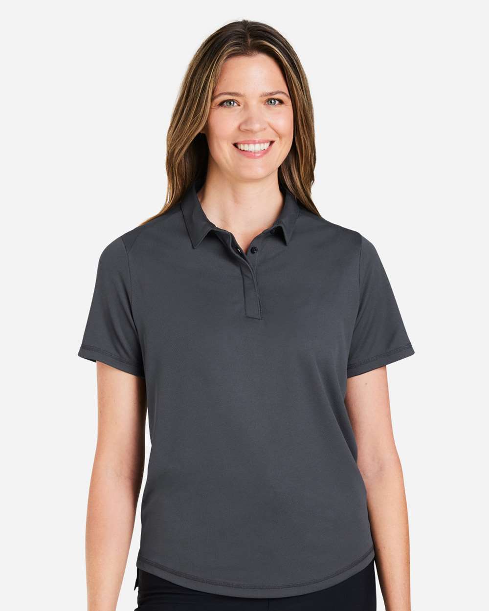 Women's Revive Coolcore® Polo - OnModelFront - B163D3592 - Carbon