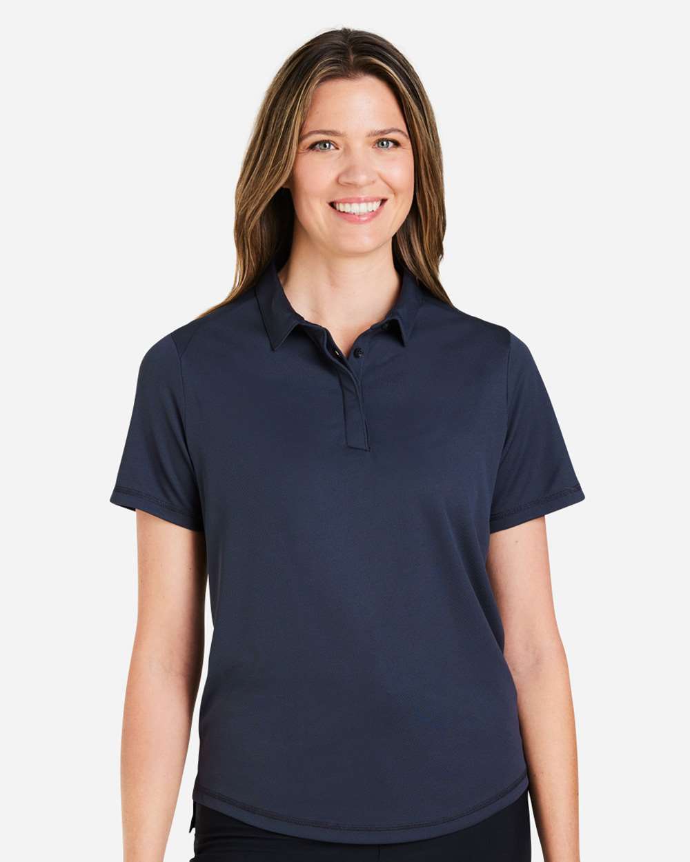 Women's Revive Coolcore® Polo - OnModelFront - B163D3652 - Classic Navy
