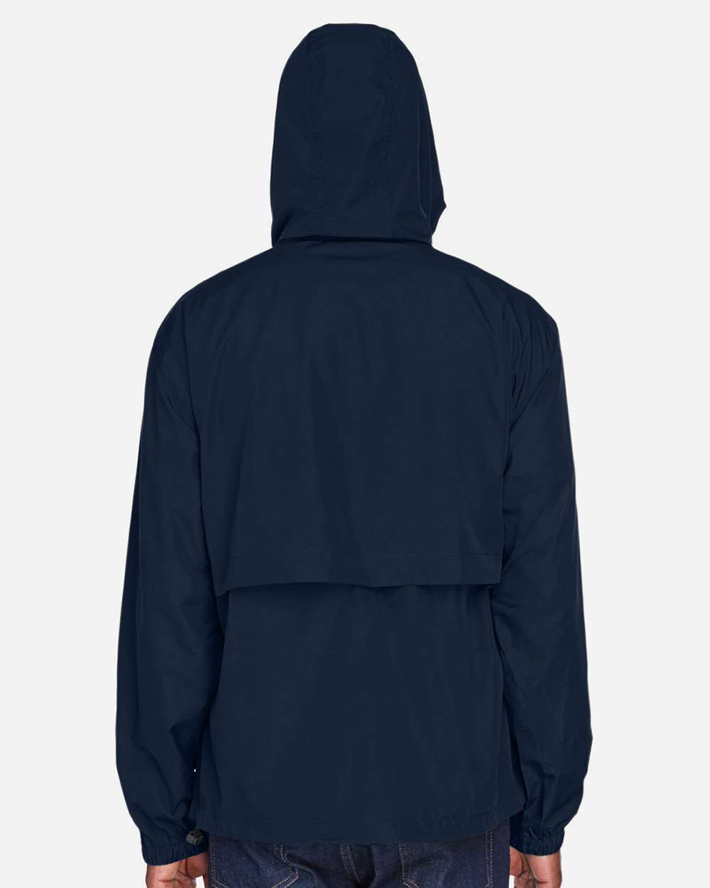 Men's Techno Lite Jacket - OnModelBack - B130D3652 - Midnight Navy