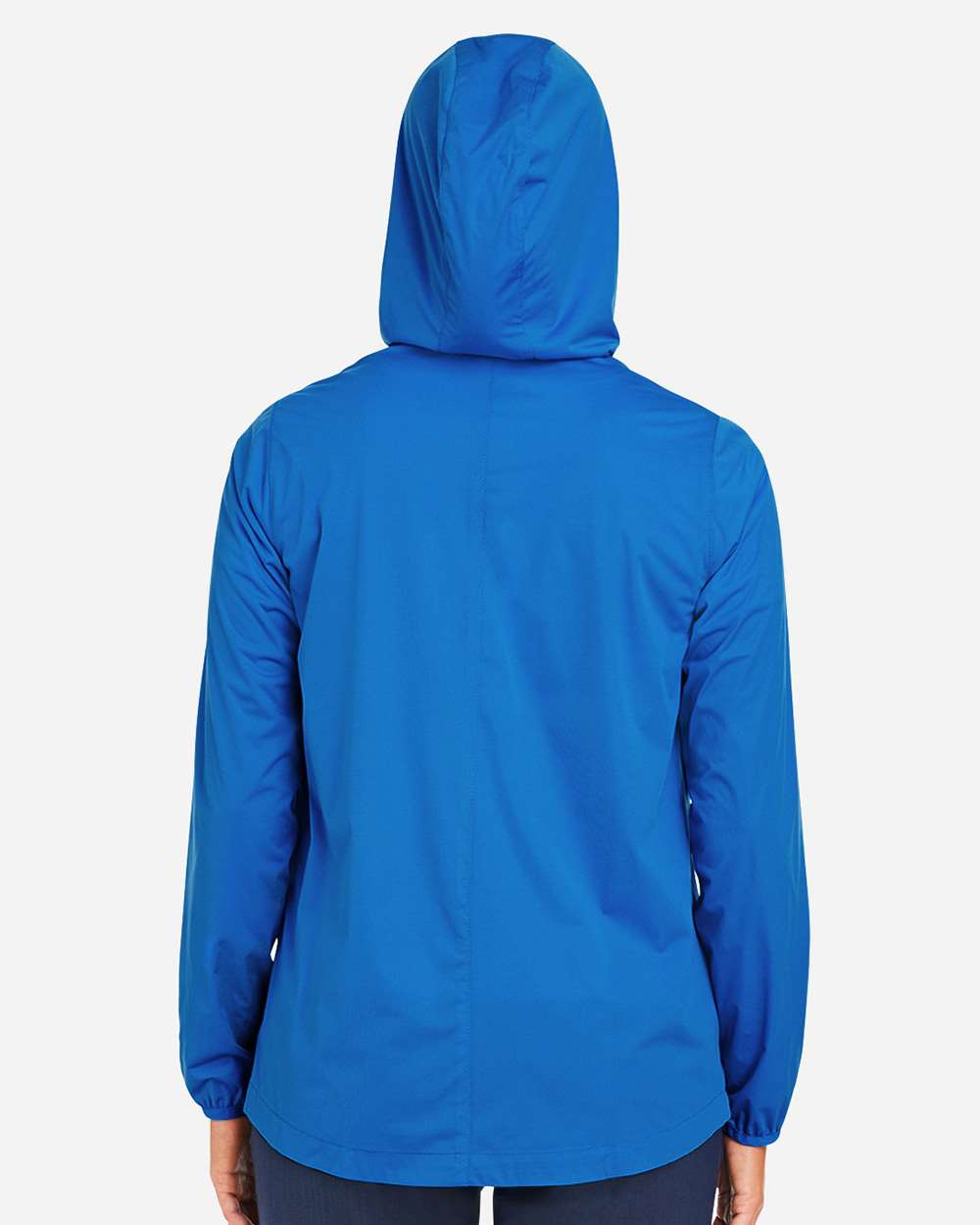 Women's Network Lightweight Jacket - OnModelBack - B212D3102 - Light Nautical Blue Heather