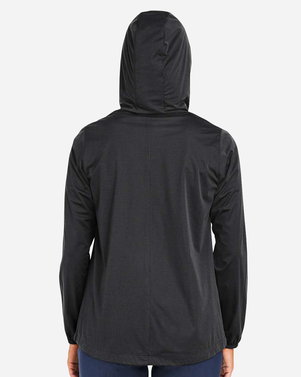 Women's Network Lightweight Jacket - OnModelBack - B212D3502 - Black Heather