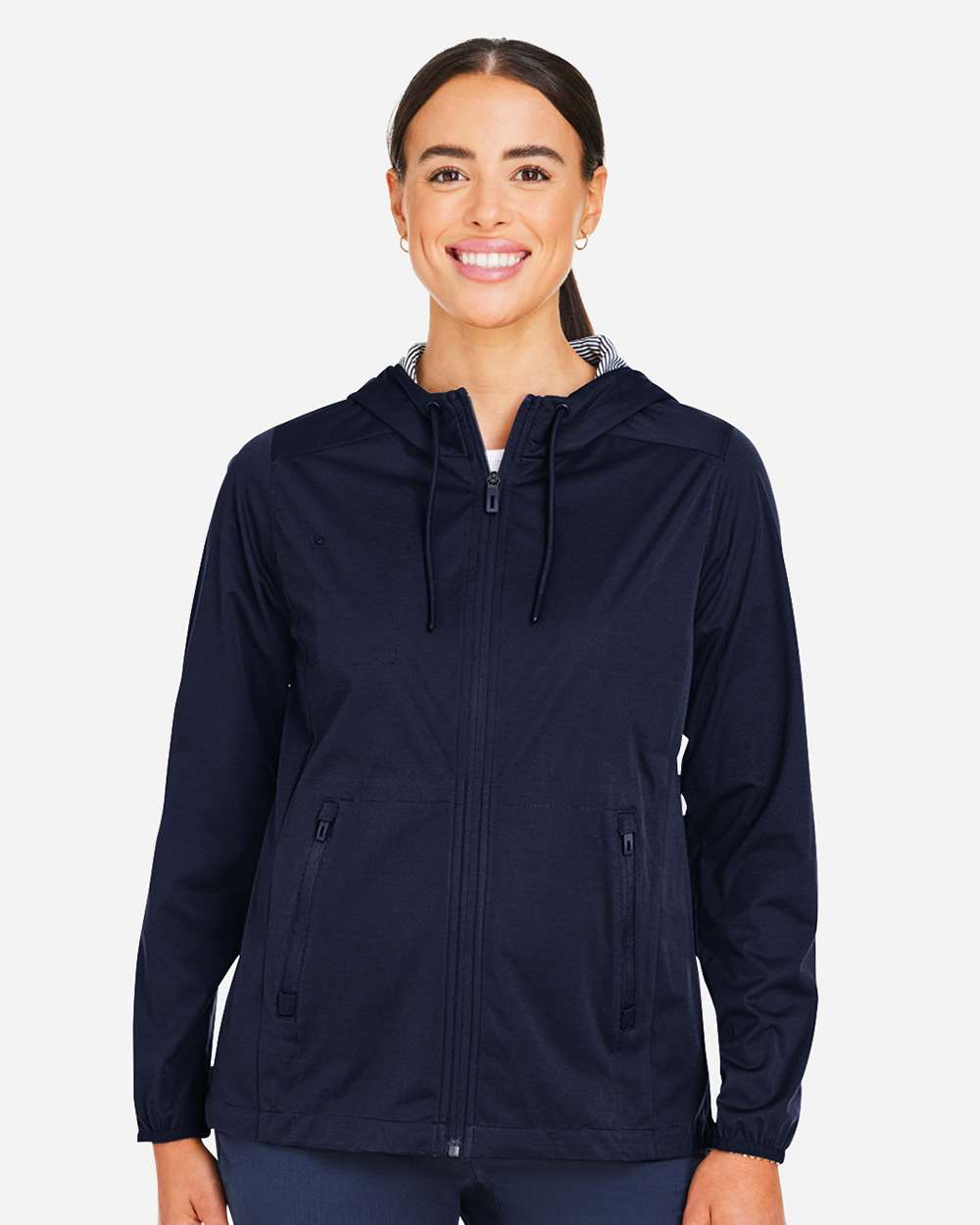 Women's Network Lightweight Jacket - OnModelFront - B212D3652 - Classic Navy Heather