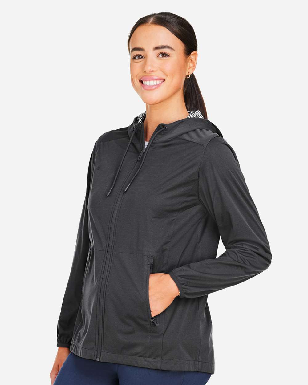 Women's Network Lightweight Jacket - OnModelSide - B212D3592 - Carbon Heather