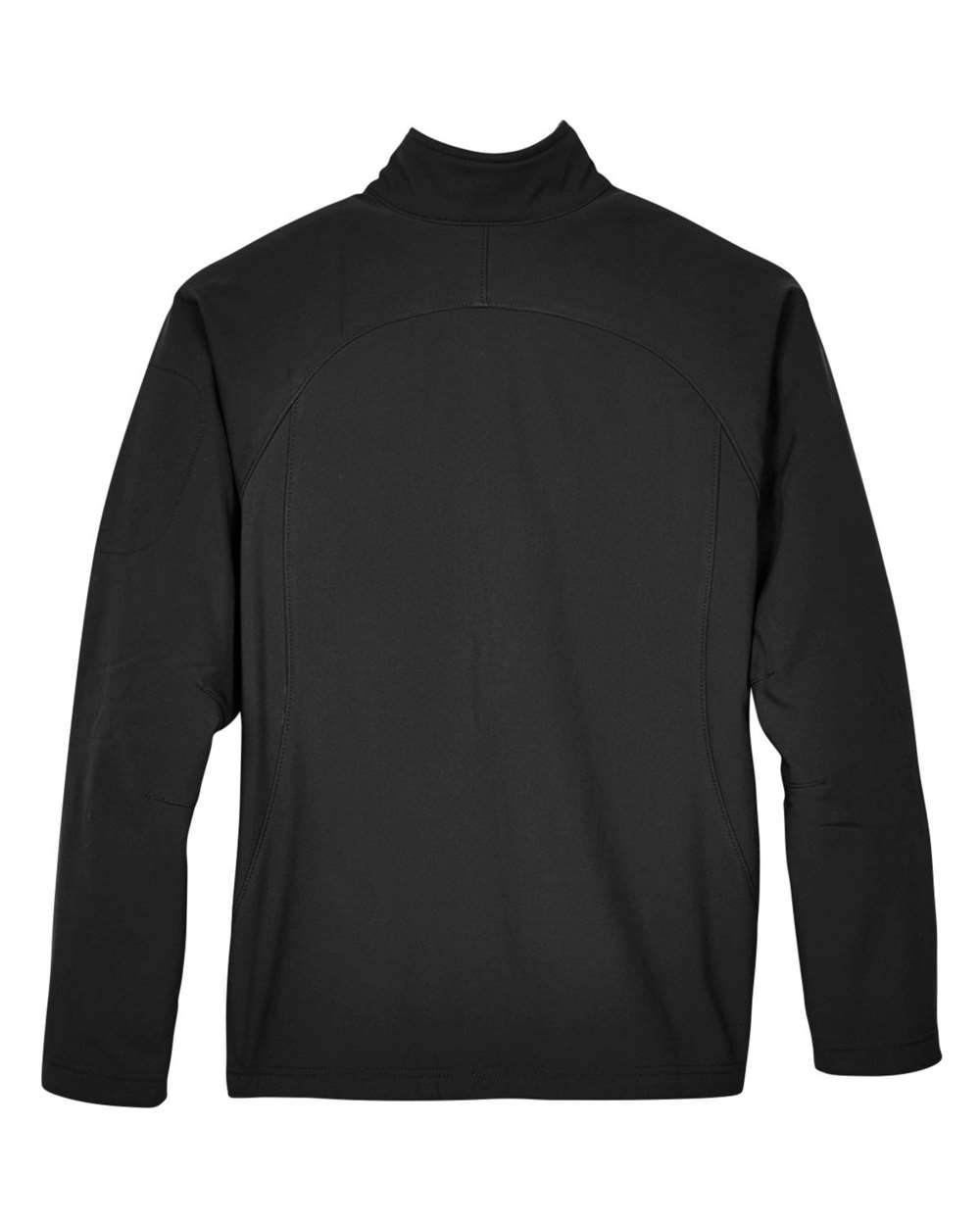 Women's 3-Layer Fleece Performance Soft Shell Jacket - Back - B105D3503 - Black
