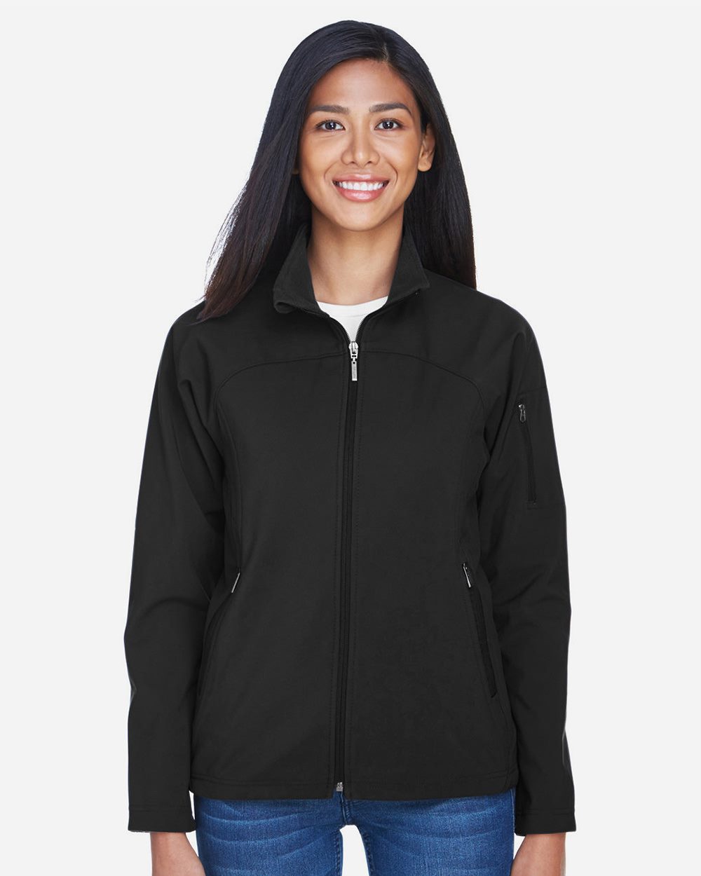 Women's 3-Layer Fleece Performance Soft Shell Jacket - styleImage