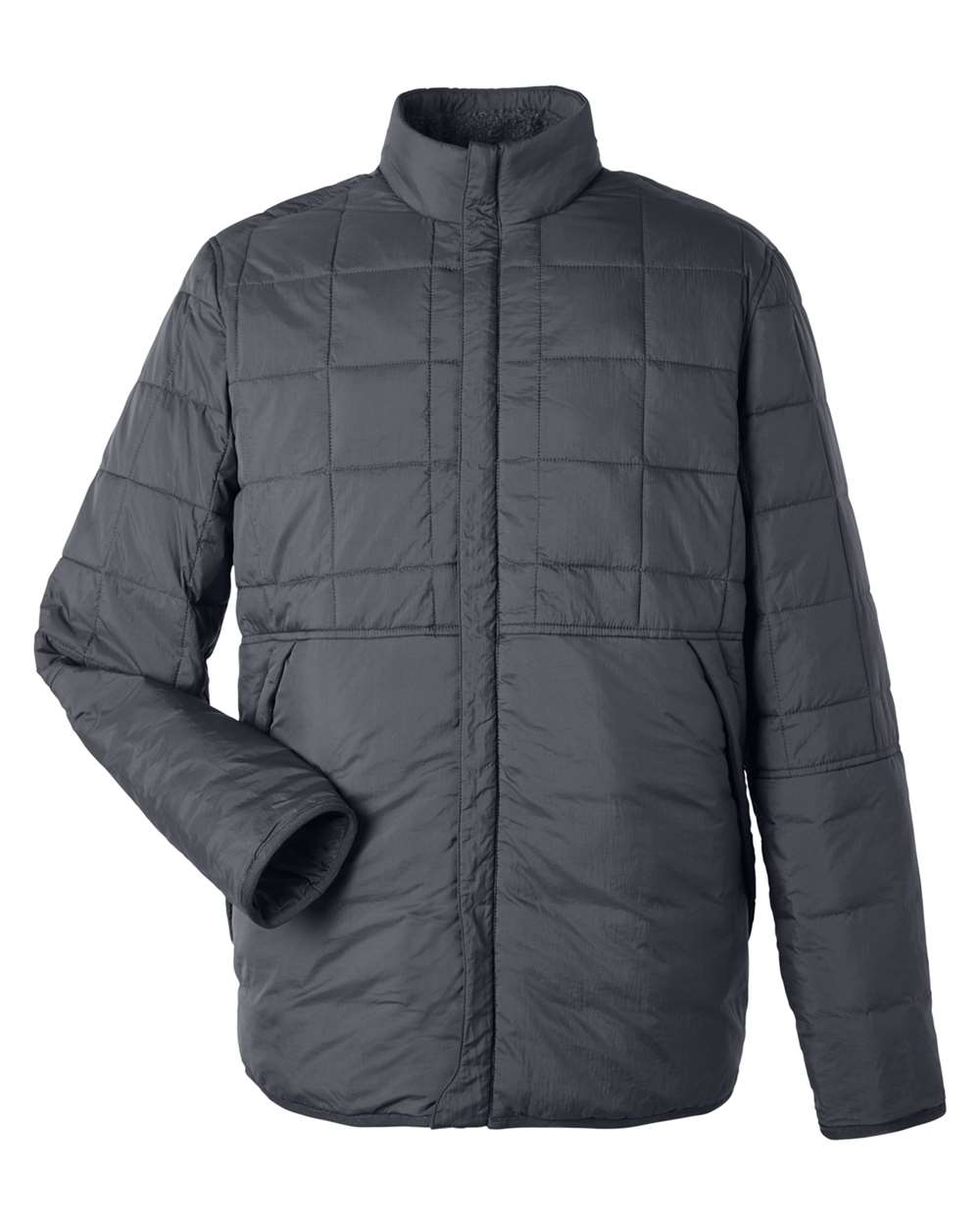 Unisex Aura Fleece-Lined Jacket - Front - B205D3592 - Carbon