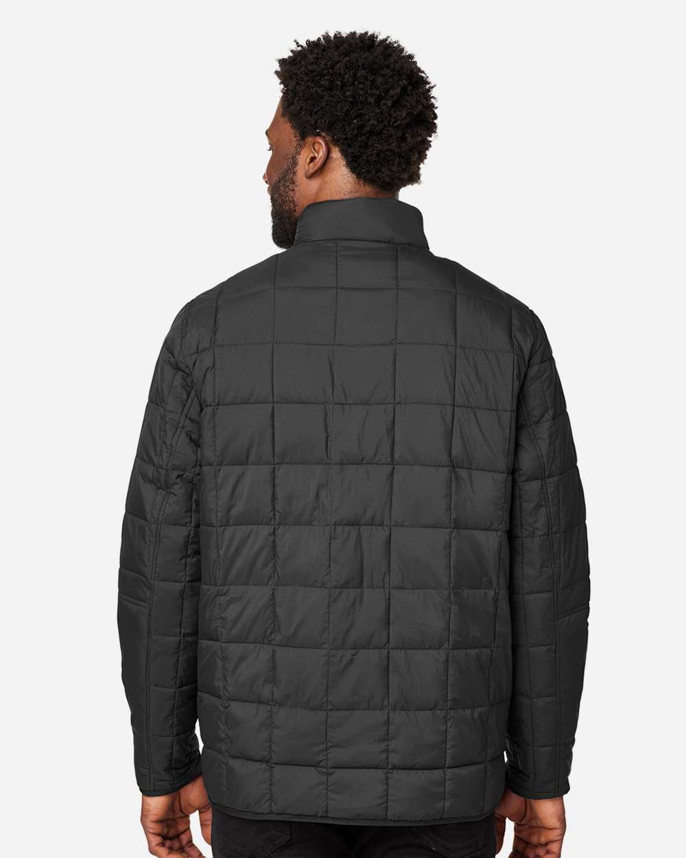 Unisex Aura Fleece-Lined Jacket - OnModelBack - B205D3502 - Black