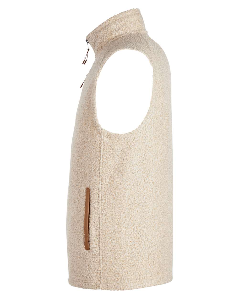 Men's Aura Sweater Fleece Vest - DirectSide - B201D3243 - Oatmeal Heather/ Teak