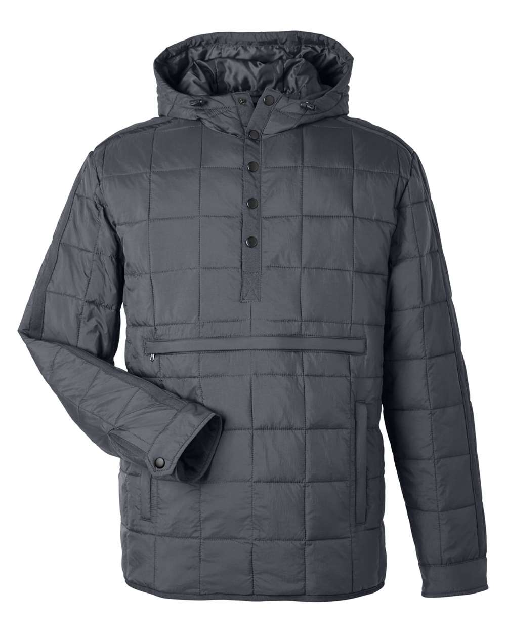 Unisex Aura Packable Anorak - Front - B206D3592 - Carbon