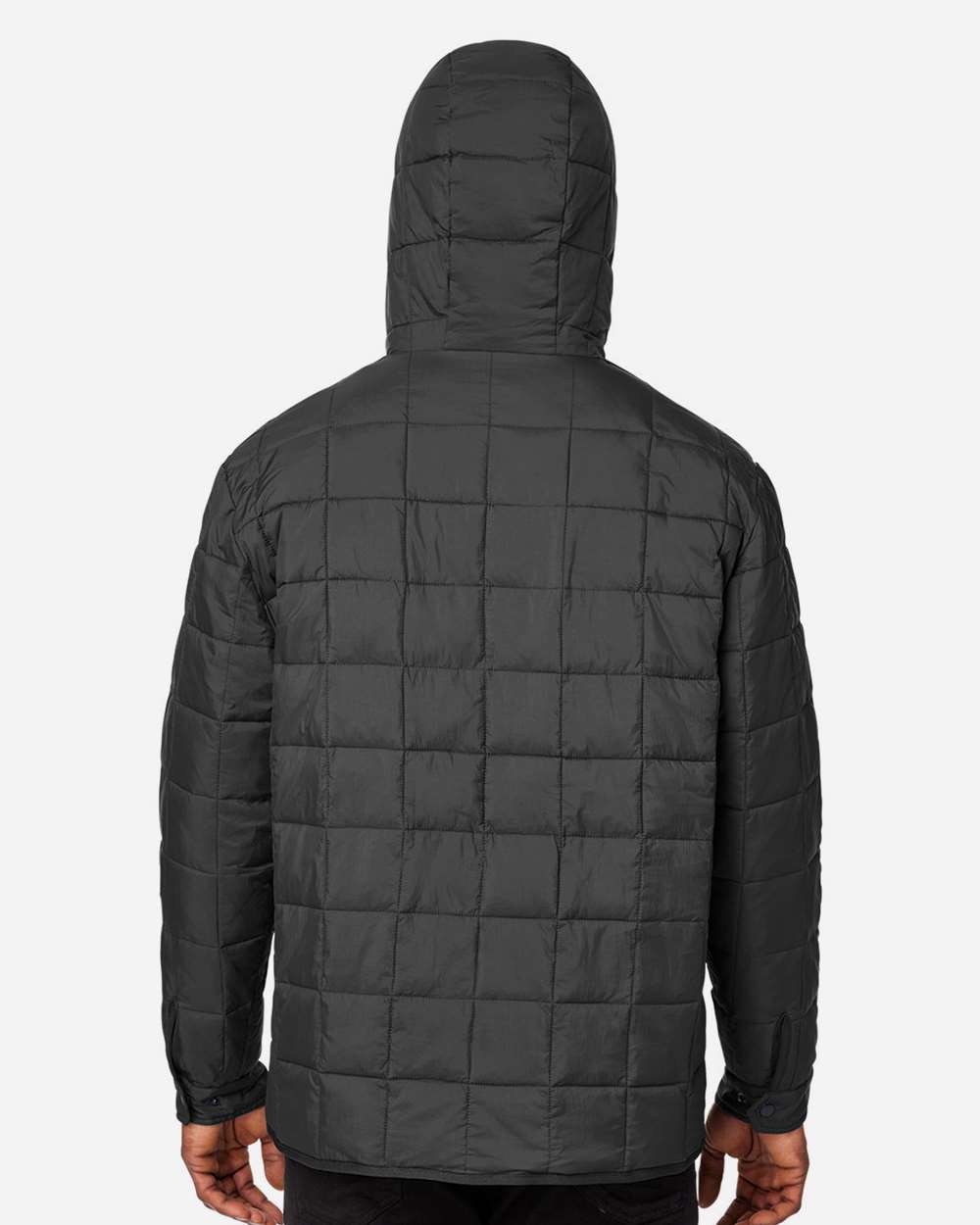 Unisex Aura Packable Anorak - OnModelBack - B206D3502 - Black