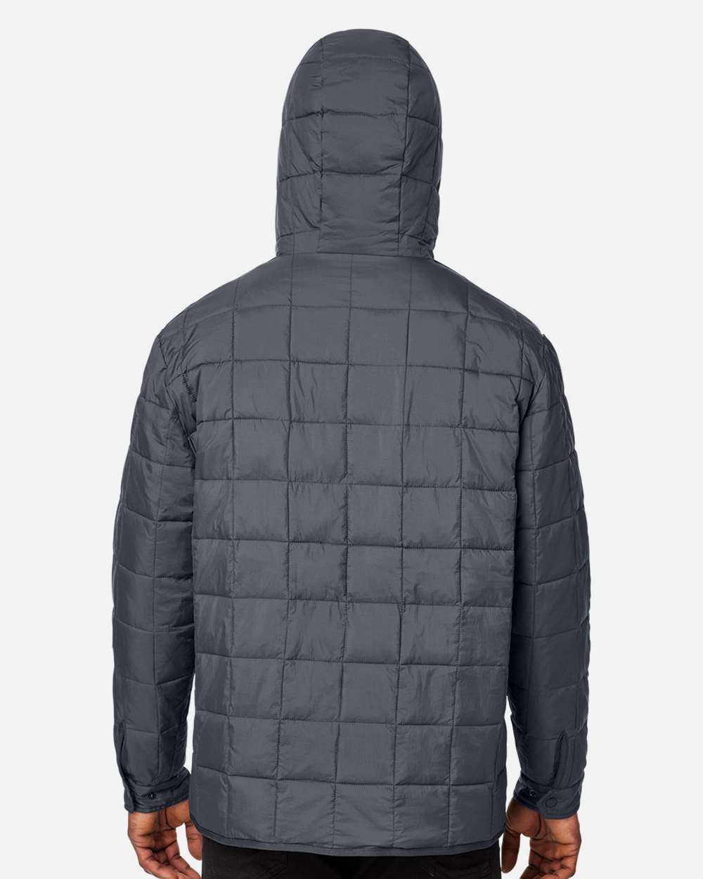 Unisex Aura Packable Anorak - OnModelBack - B206D3592 - Carbon