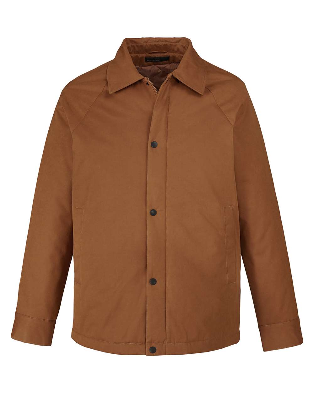 Unisex Apex Coach Jacket - Front - B204D3592 - Teak
