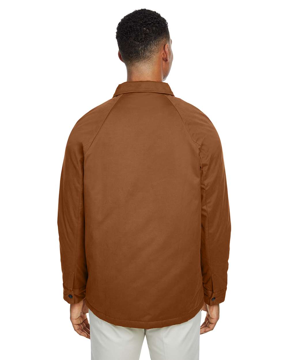 Unisex Apex Coach Jacket - OnModelBack - B204D3592 - Teak