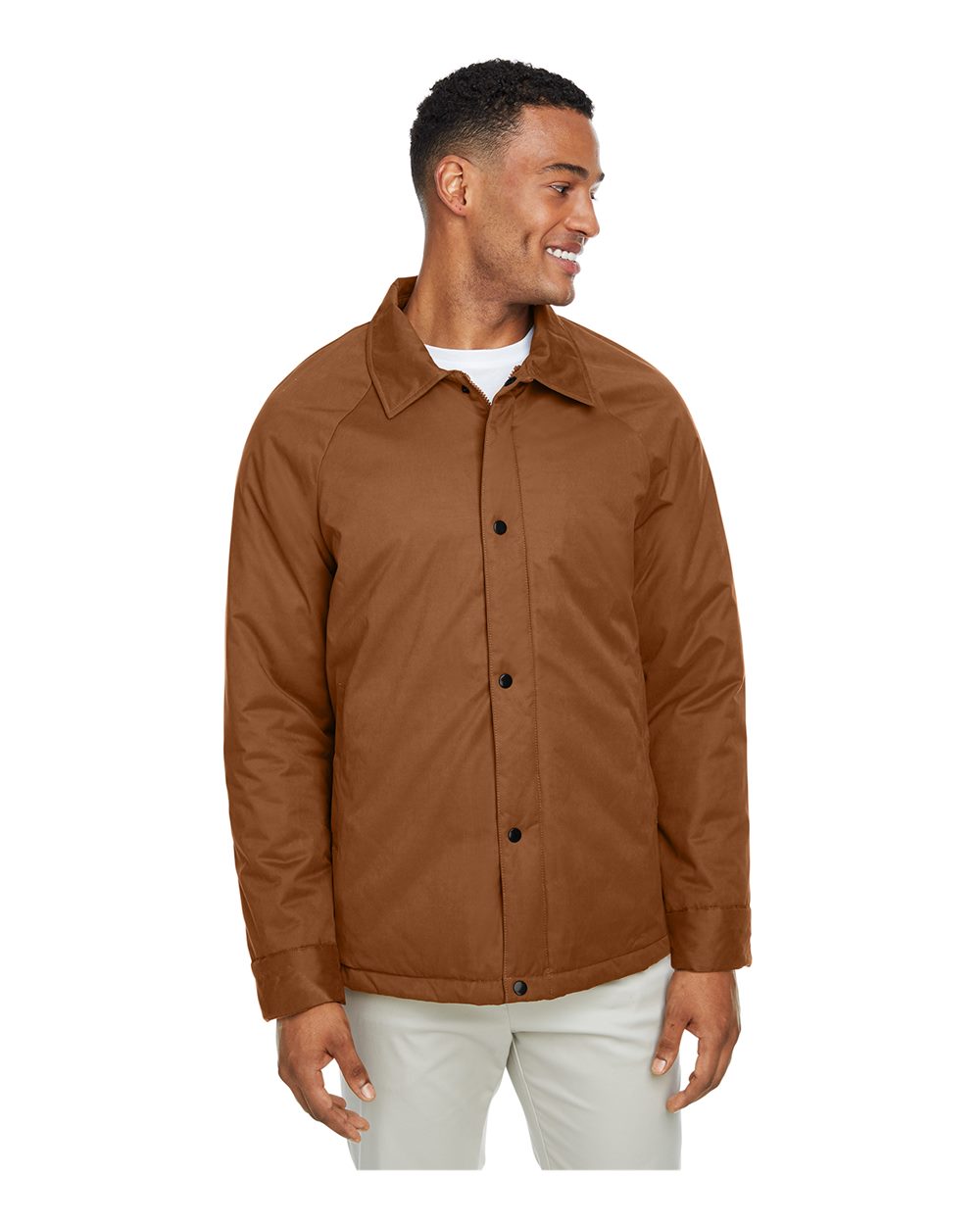 Unisex Apex Coach Jacket - OnModelFront - B204D3592 - Teak