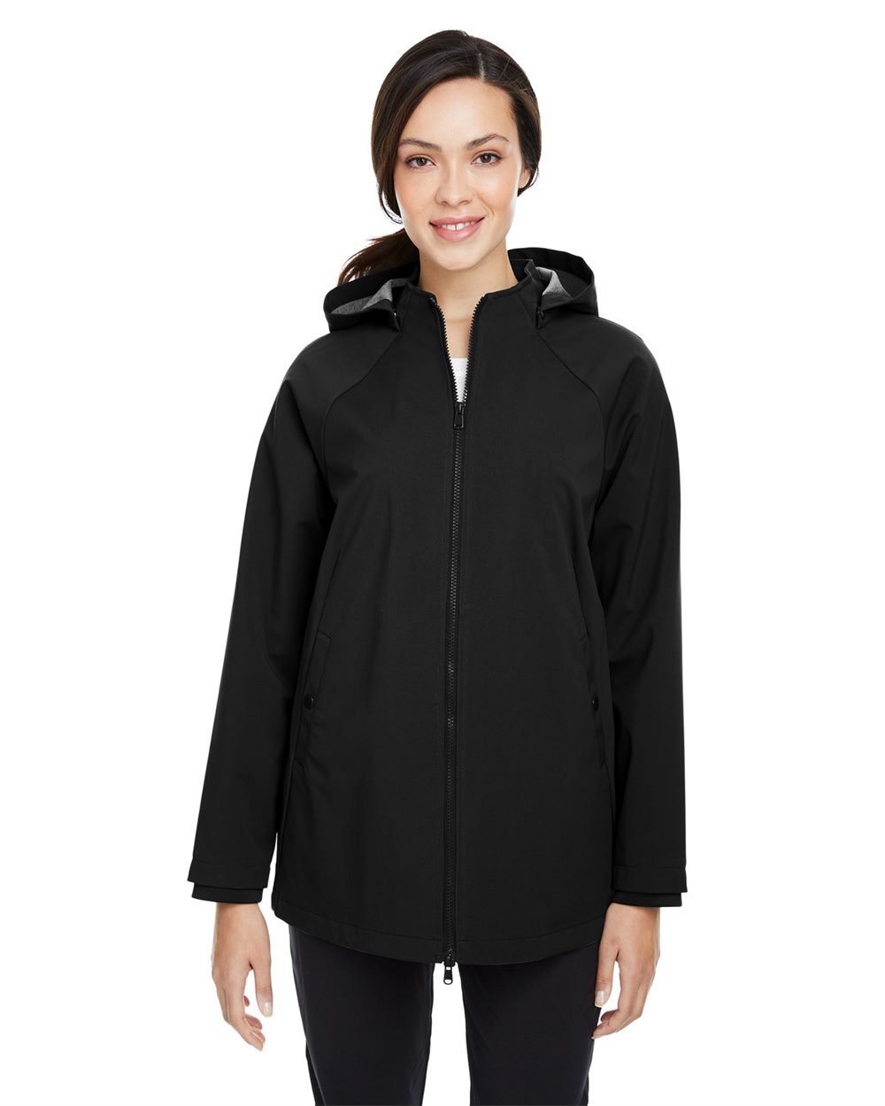 Women's City Hybrid Soft Shell Hooded Jacket - styleImage