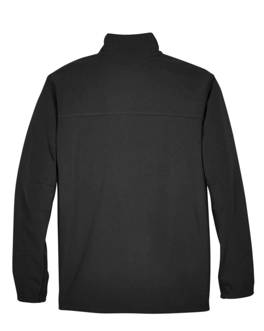 Men's Three layer Fleece Performance Soft Shell Jacket - Back - B132D3503 - Black