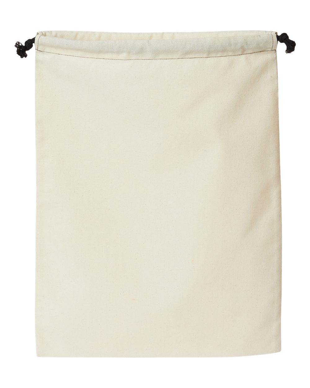 Double Cinch Recycled Canvas Shoe and Accessory Bag - Back - B22166240 - Recycled Natural