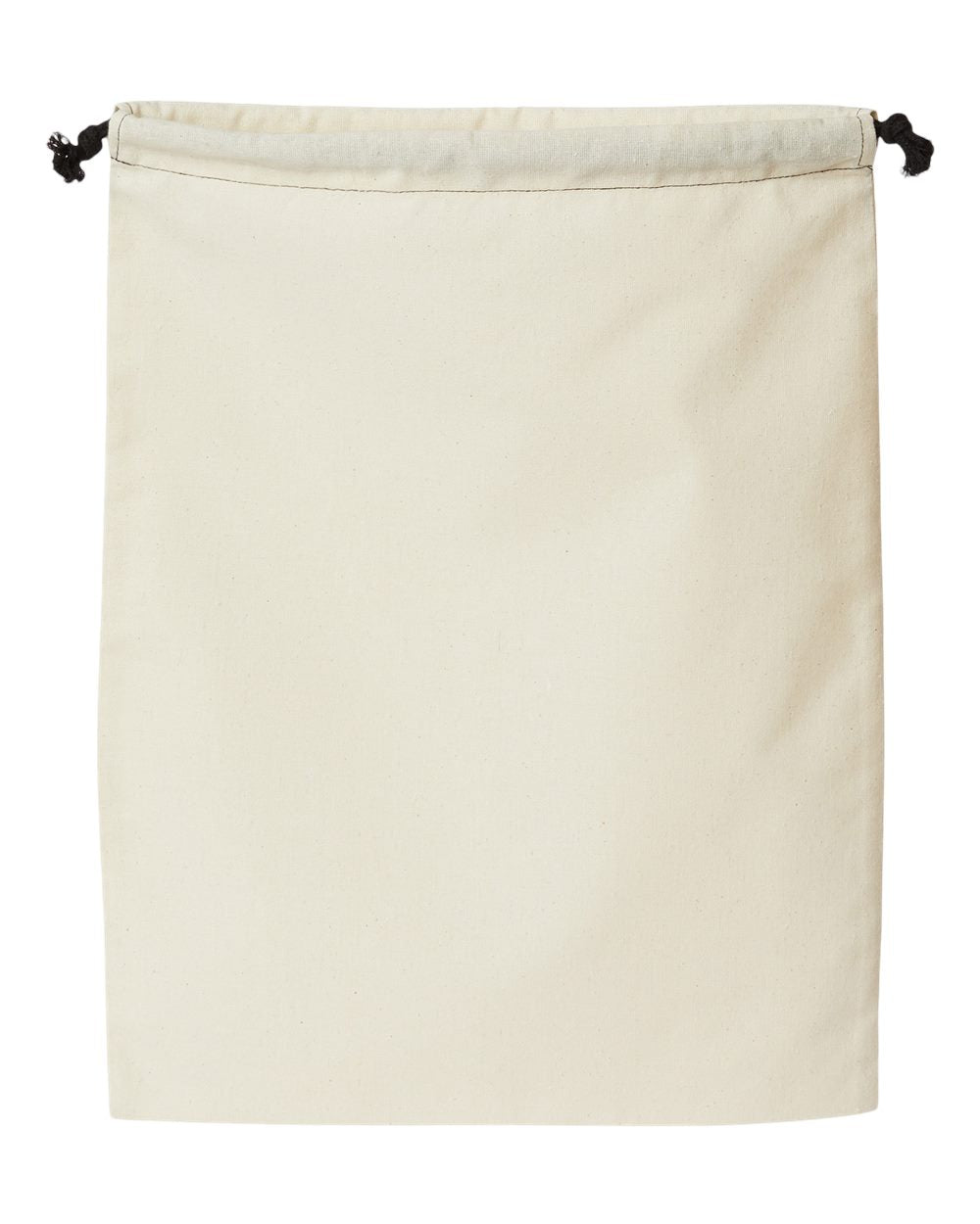 Double Cinch Recycled Canvas Shoe and Accessory Bag - Front - B22166240 - Recycled Natural