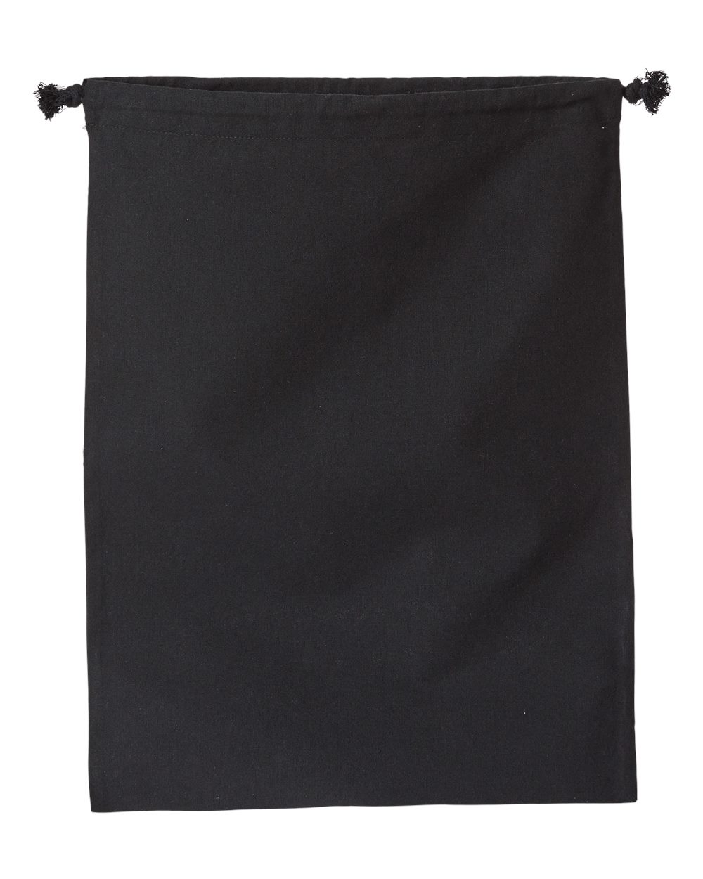 Double Cinch Recycled Canvas Shoe and Accessory Bag - Front - B22166500 - Recycled Black